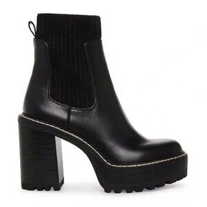 Madden Girl Kayden Women's Stacked Heel Boots - Black